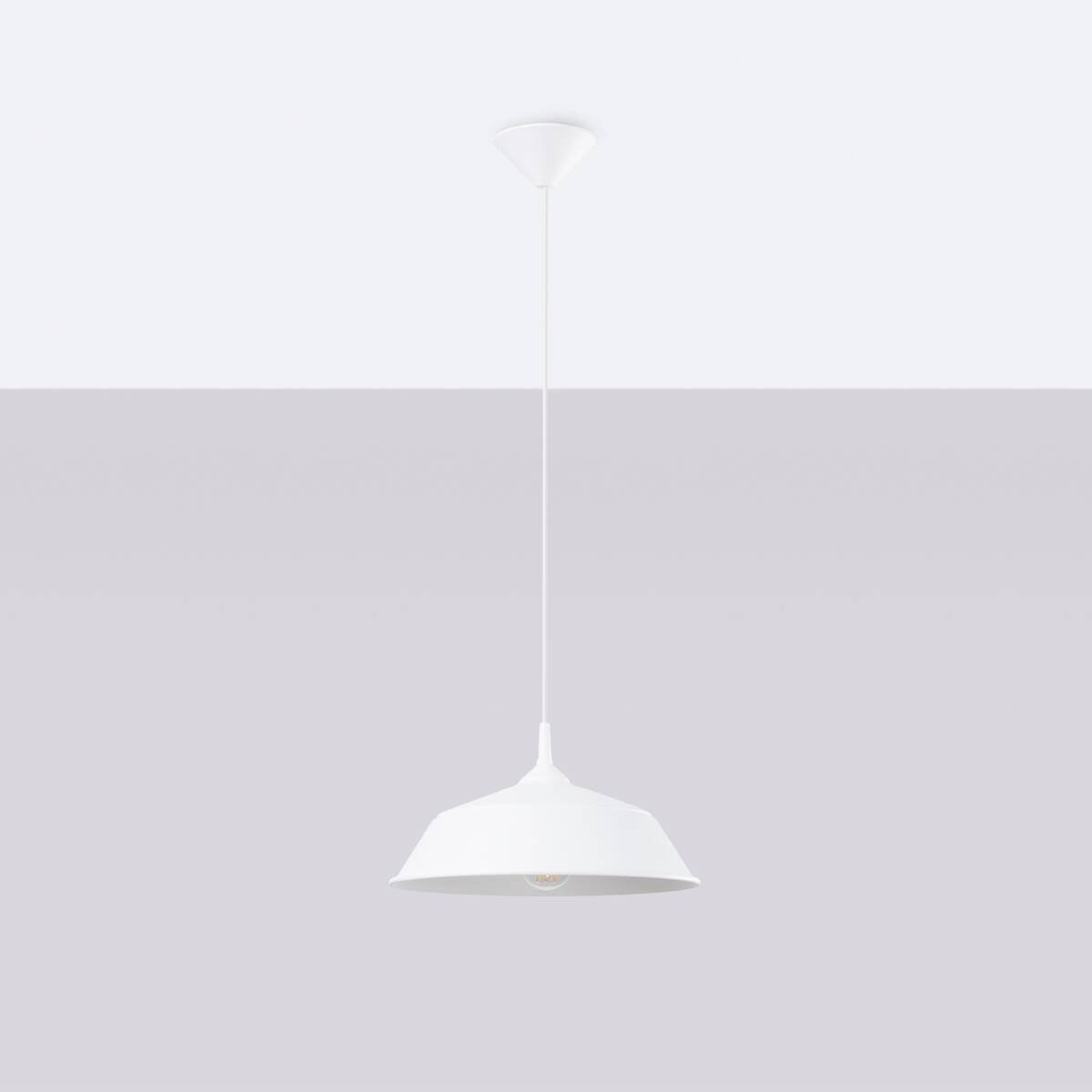 Ripplamp Frika Valge E27 - BrighteNova
