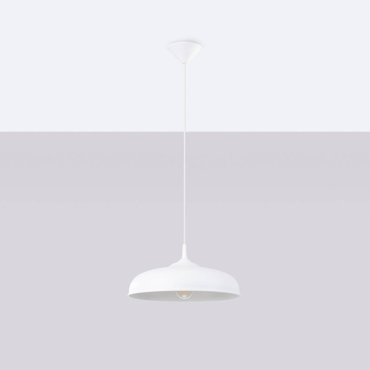 Ripplamp Gina Valge E27 - BrighteNova