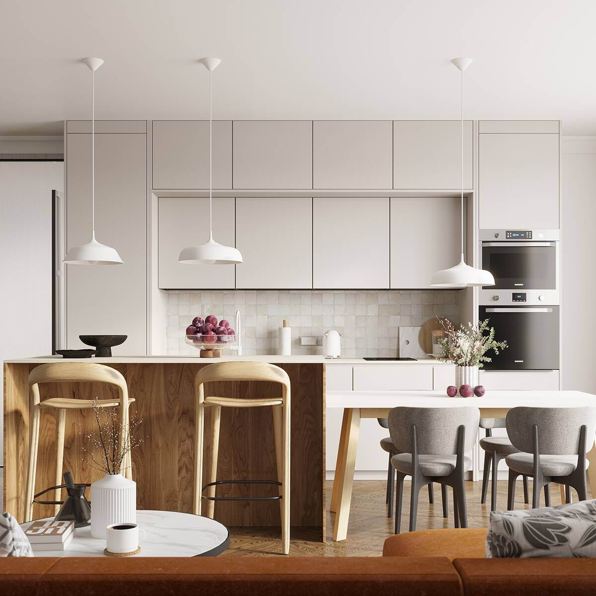 Ripplamp Gina Valge E27 - BrighteNova