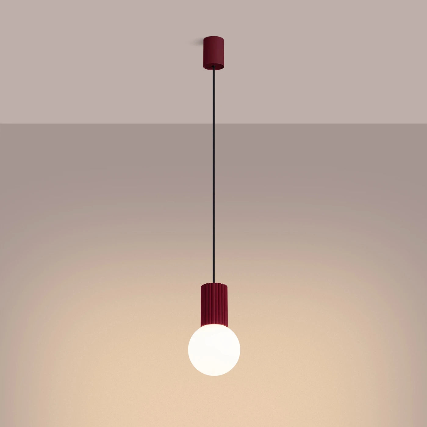 Ripplamp Halo Burgundia G9
