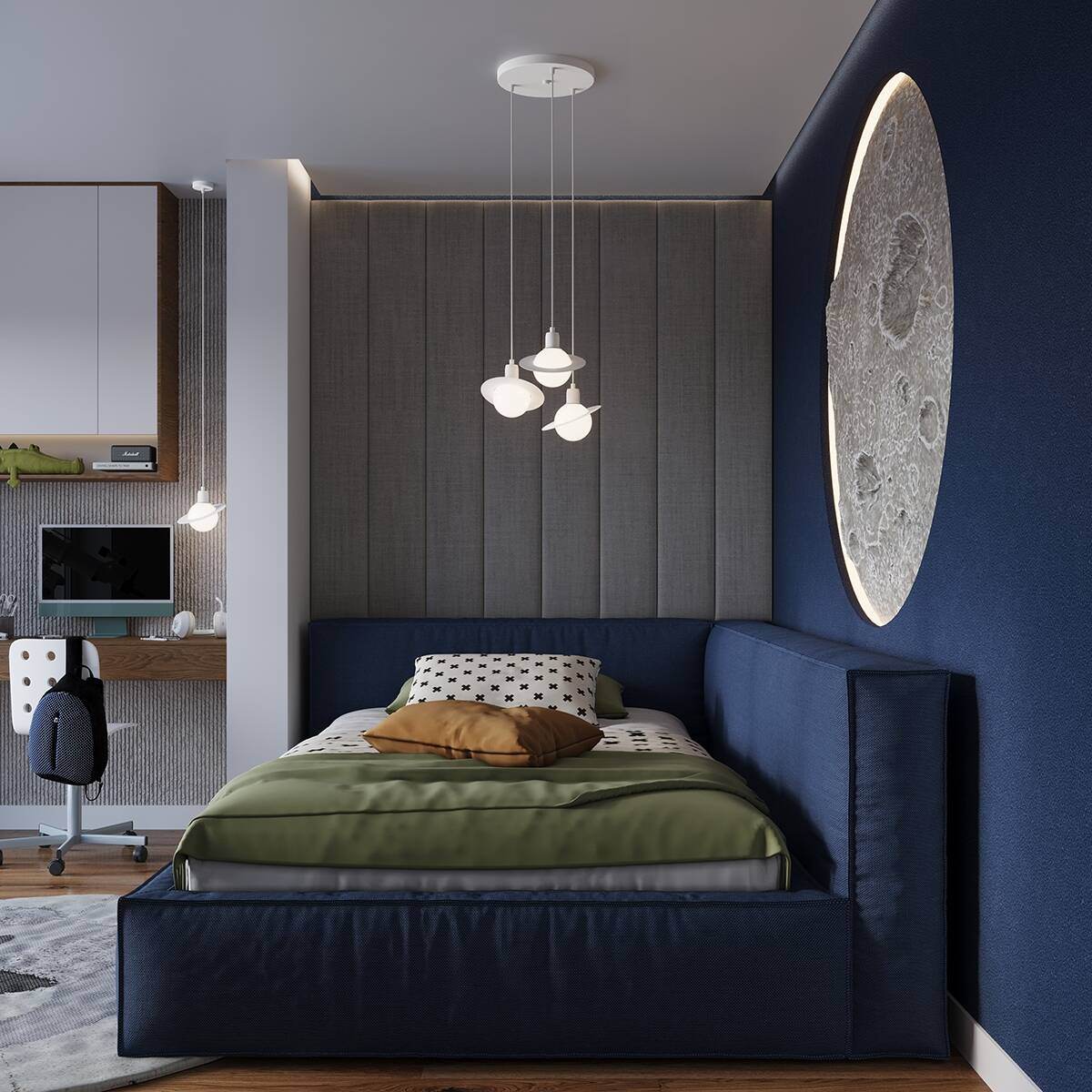 Ripplamp Hyperion 3P Valge G9 - BrighteNova
