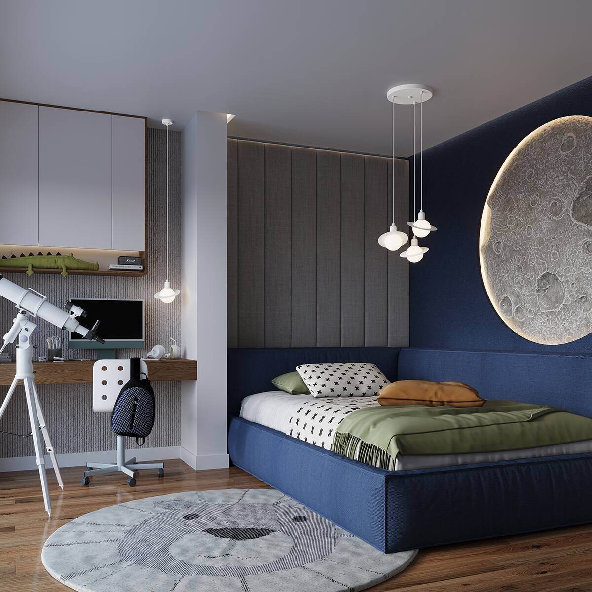Ripplamp Hyperion 3P Valge G9 - BrighteNova