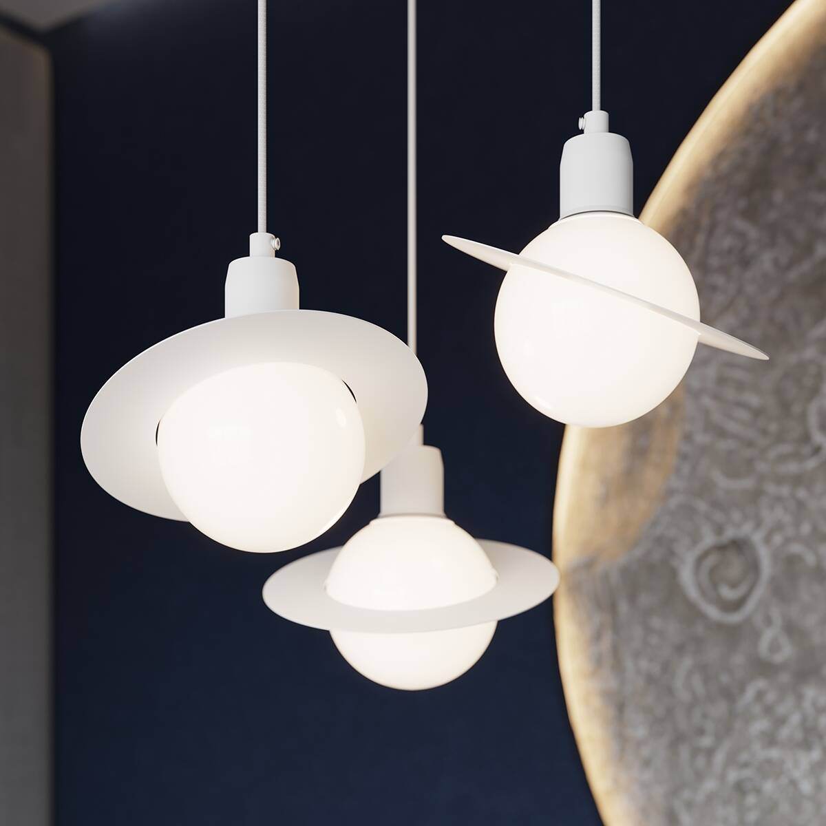 Ripplamp Hyperion 3P Valge G9 - BrighteNova