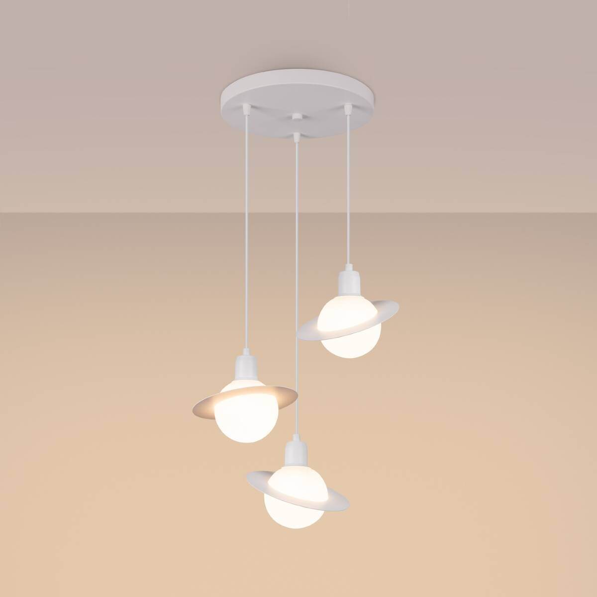 Ripplamp Hyperion 3P Valge G9 - BrighteNova