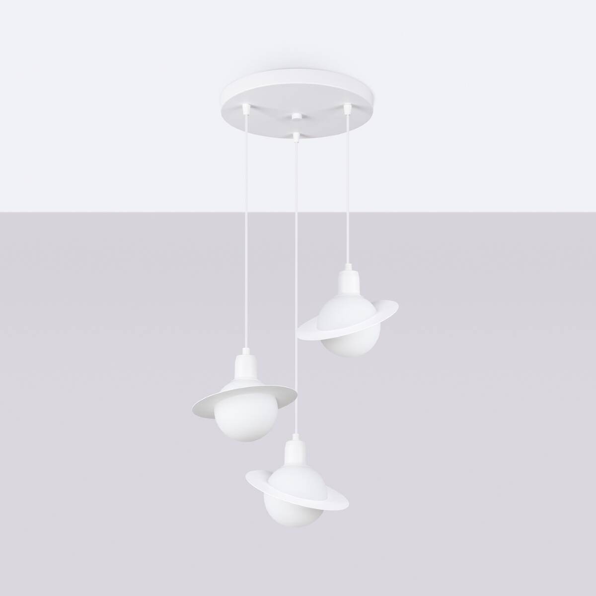 Ripplamp Hyperion 3P Valge G9 - BrighteNova