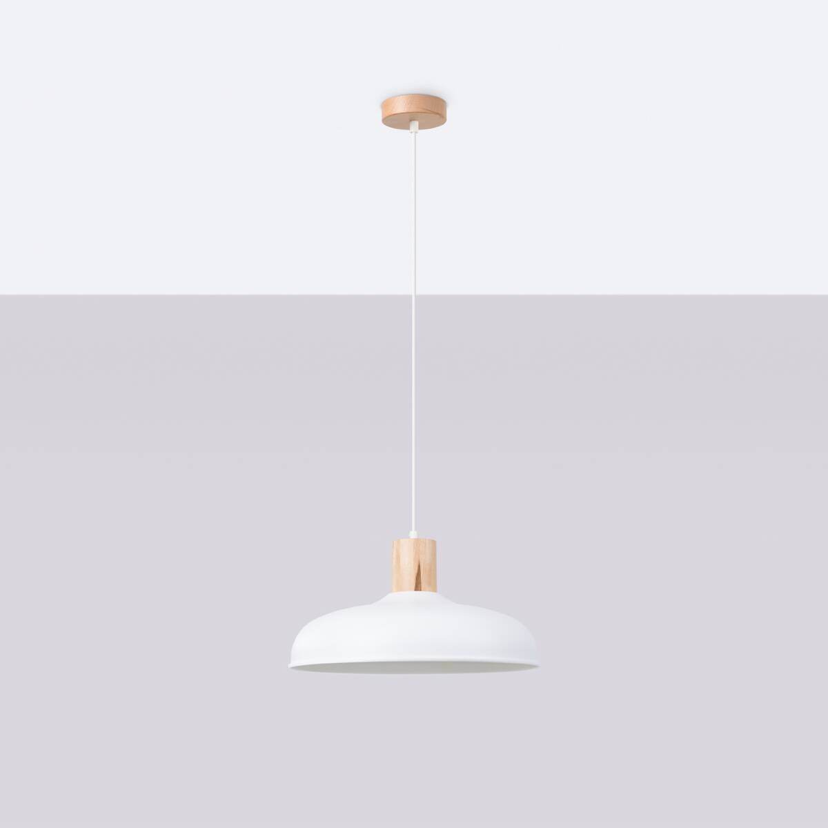 Ripplamp Indy Valge E27 - BrighteNova
