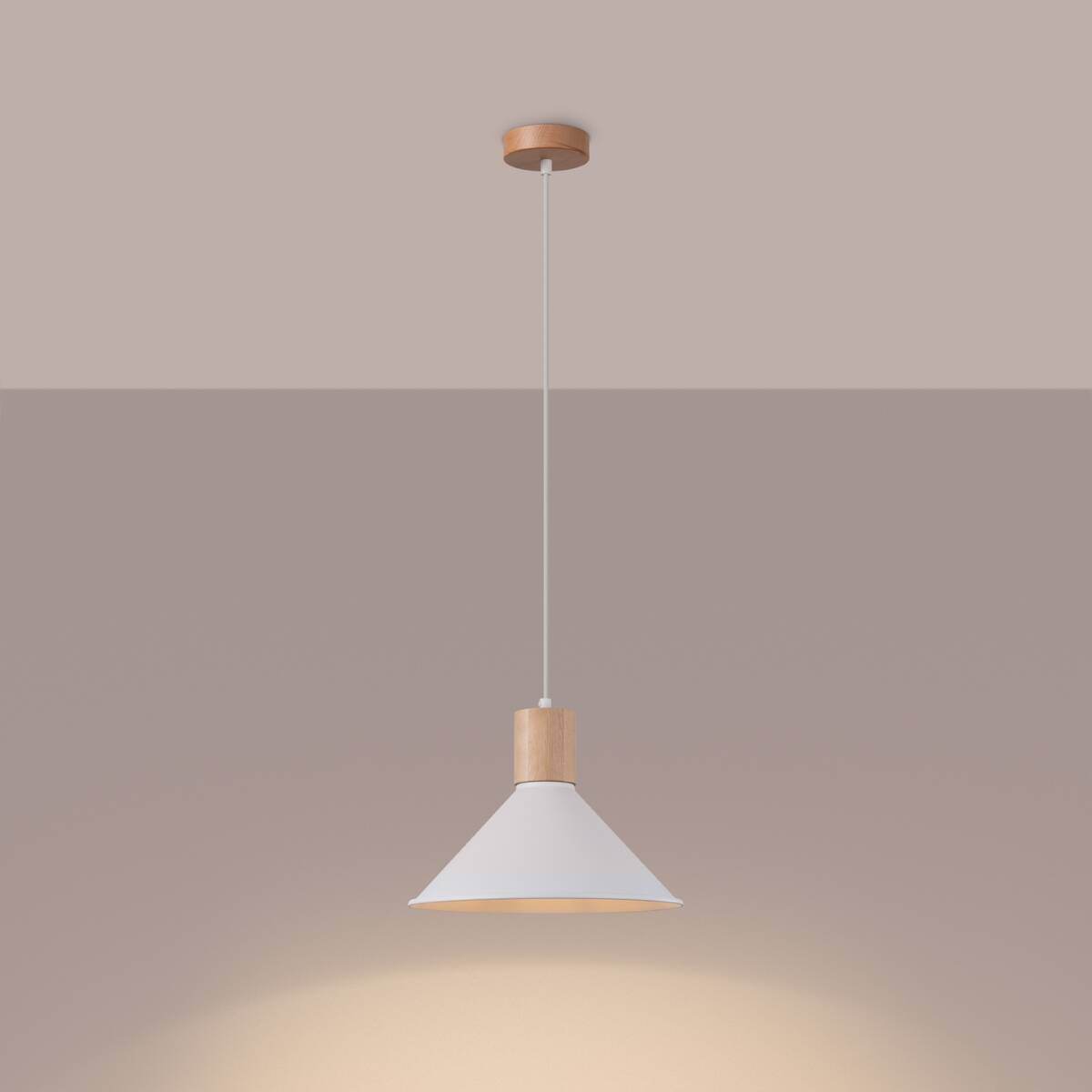 Ripplamp Jaga Valge E27 - BrighteNova