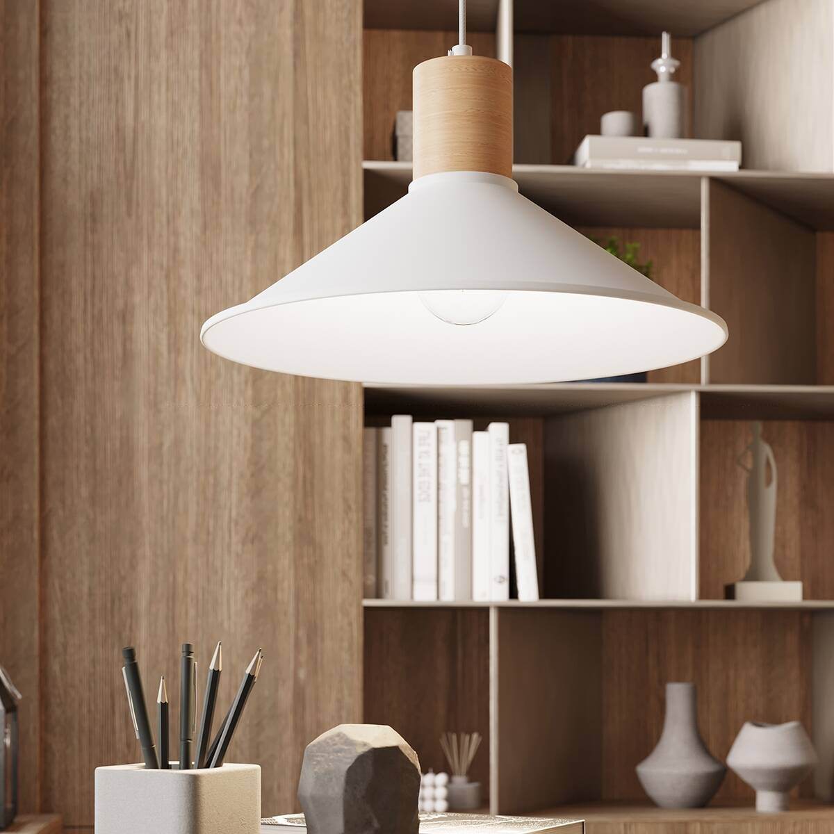 Ripplamp Jaga Valge E27 - BrighteNova