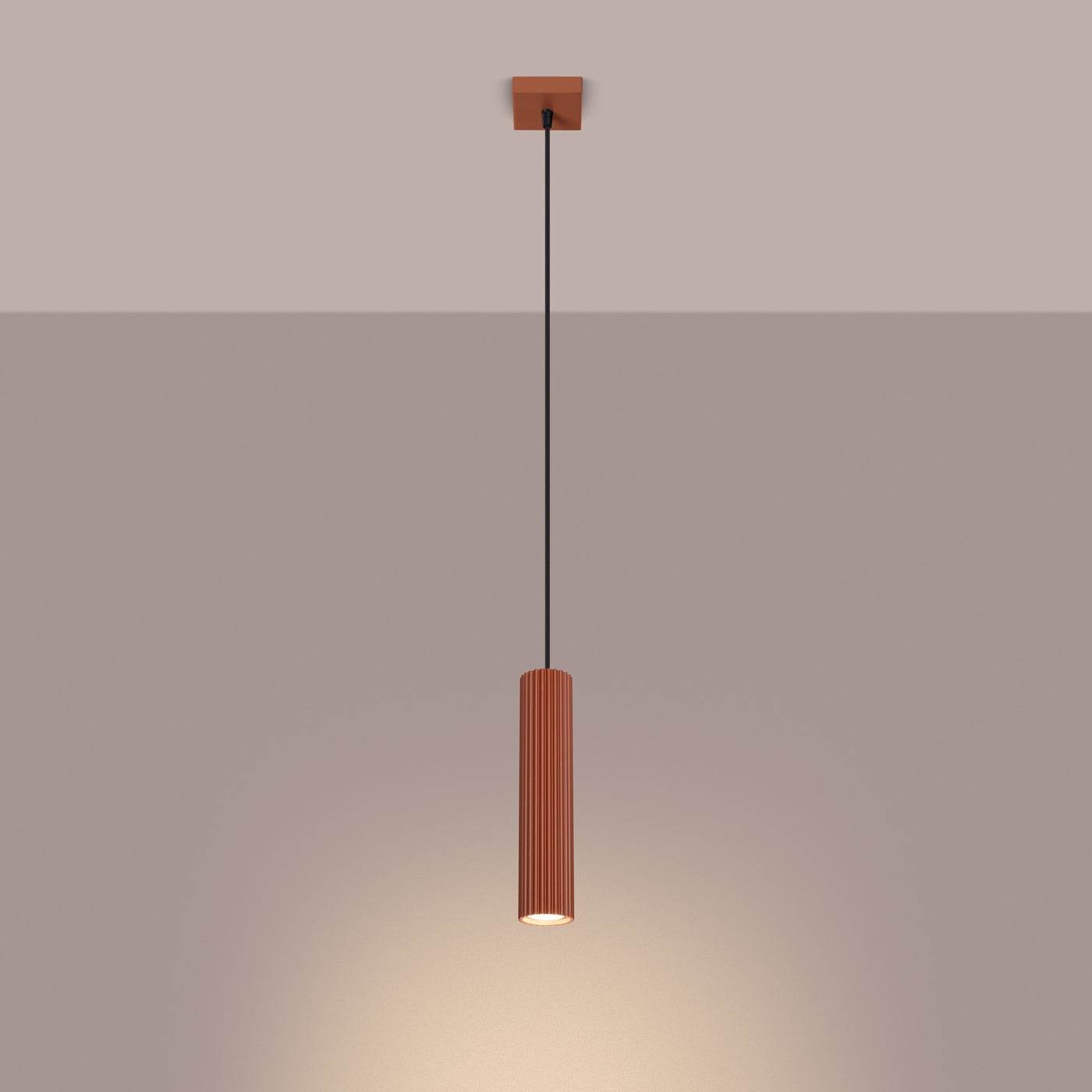 Ripplamp Karbon 1 Punane Ooker GU10 - BrighteNova
