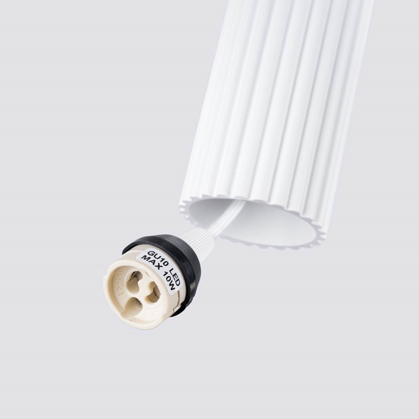 Ripplamp Karbon 1 Valge GU10 - BrighteNova