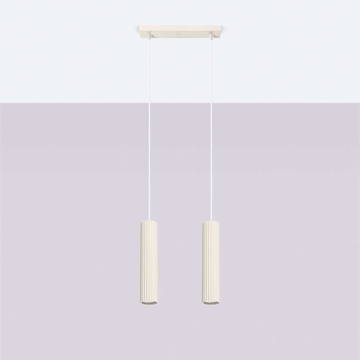 Ripplamp Karbon 2 Valge GU10 - BrighteNova