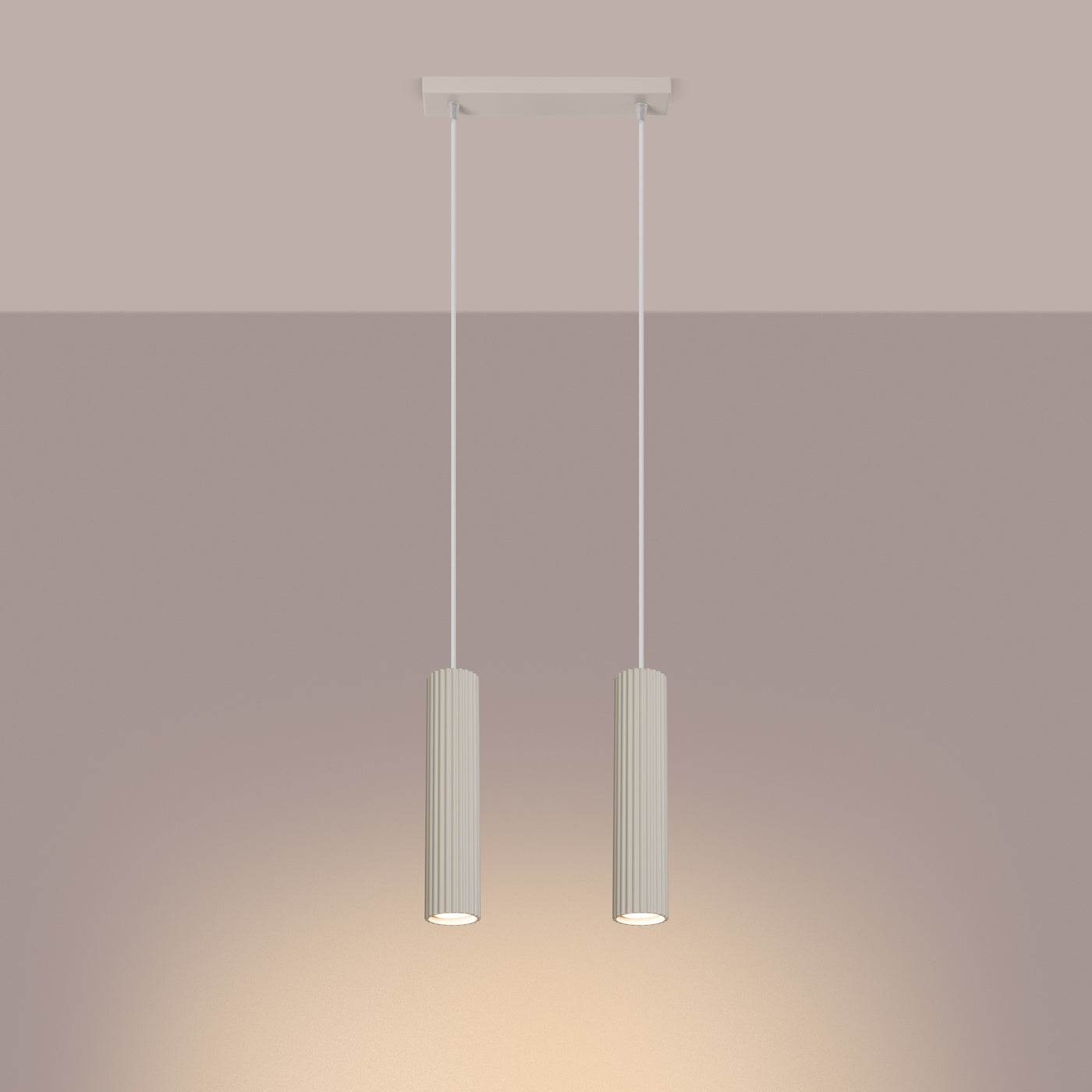 Ripplamp Karbon 2 Beež GU10 - BrighteNova
