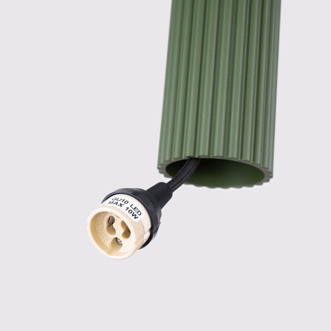 Ripplamp Karbon 2 Oliivi Roheline GU10 - BrighteNova