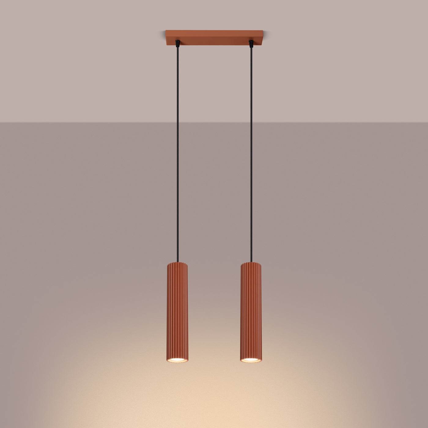 Ripplamp Karbon 2 Punane Ooker GU10 - BrighteNova