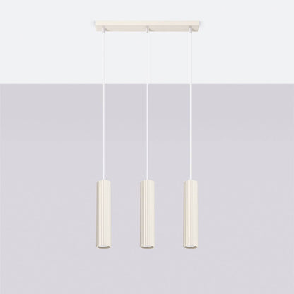 Ripplamp Karbon 3L Valge GU10 - BrighteNova
