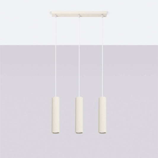 Ripplamp Karbon 3L Valge GU10 - BrighteNova