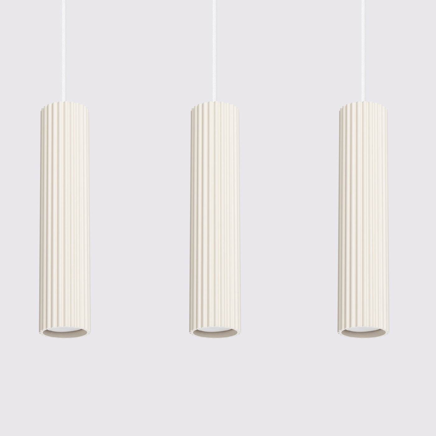 Ripplamp Karbon 3L Beež GU10 - BrighteNova