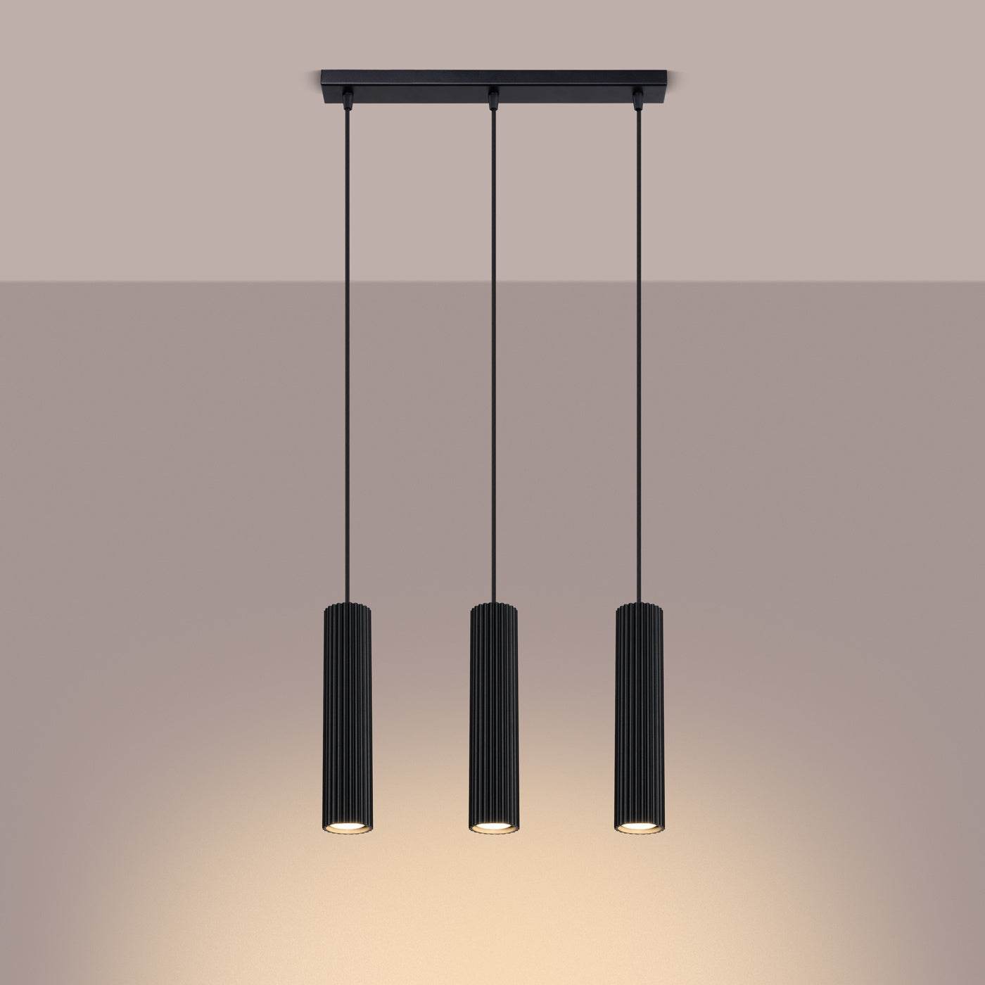 Ripplamp Karbon 3L Must GU10 - BrighteNova