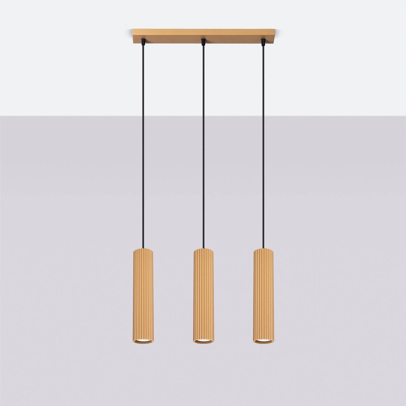 Ripplamp Karbon 3L Kuldne GU10 - BrighteNova
