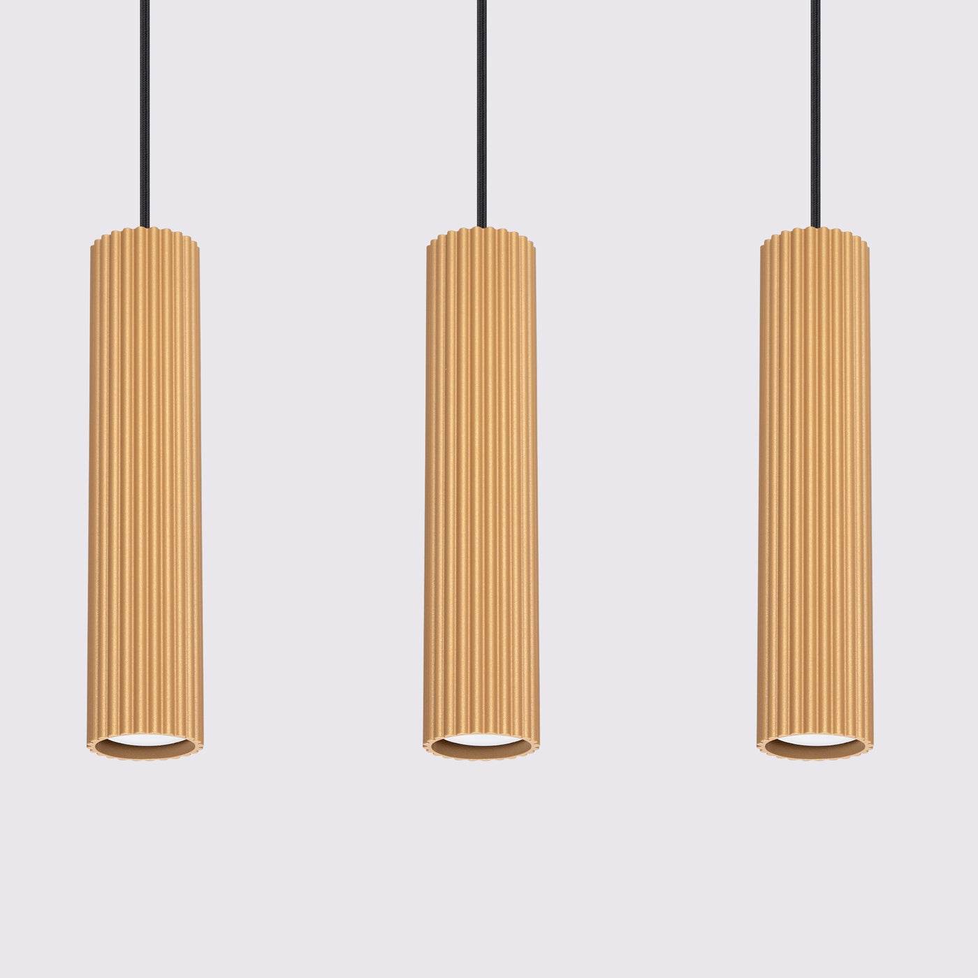 Ripplamp Karbon 3L Kuldne GU10 - BrighteNova