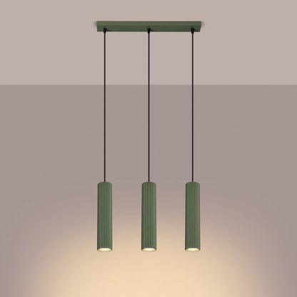 Ripplamp Karbon 3L Oliivi Roheline GU10 - BrighteNova