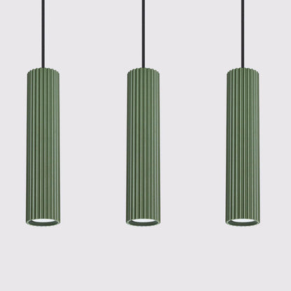 Ripplamp Karbon 3L Oliivi Roheline GU10 - BrighteNova