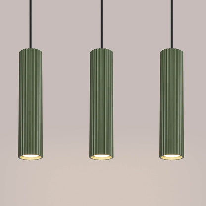 Ripplamp Karbon 3L Oliivi Roheline GU10 - BrighteNova