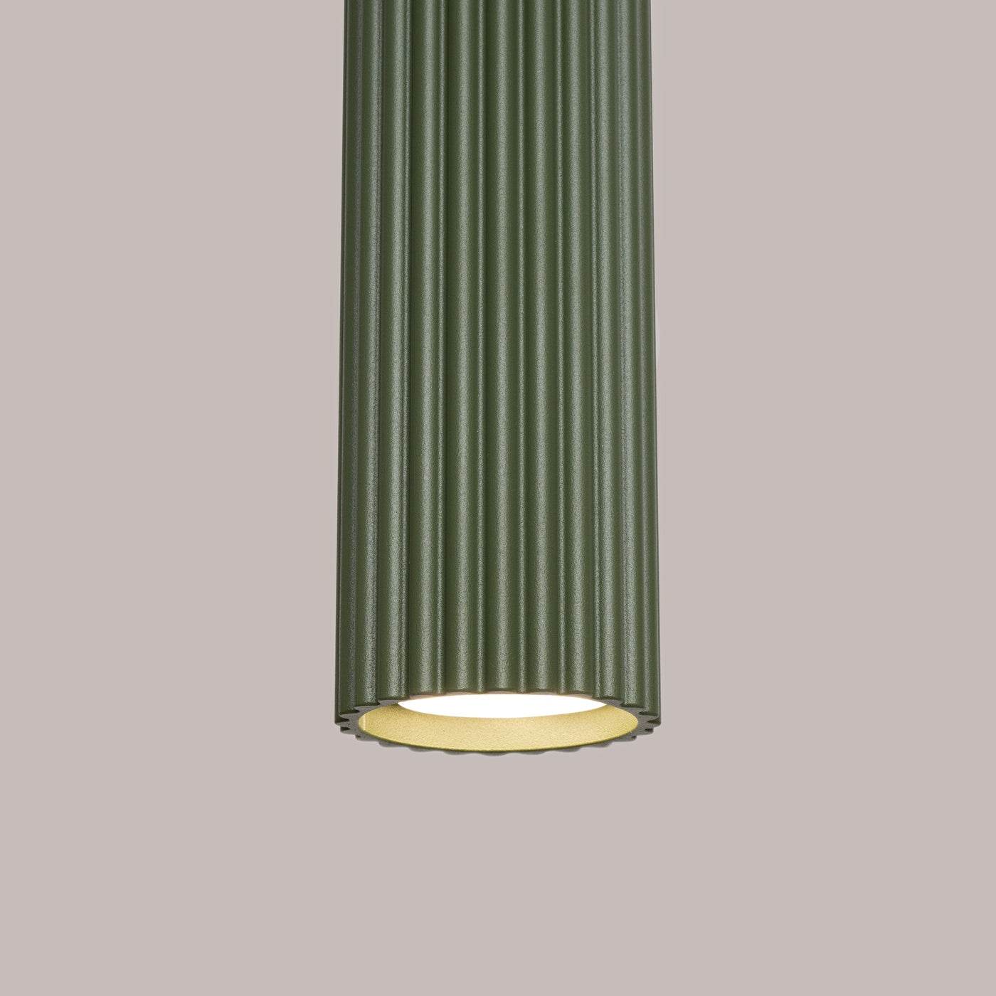 Ripplamp Karbon 3L Oliivi Roheline GU10 - BrighteNova