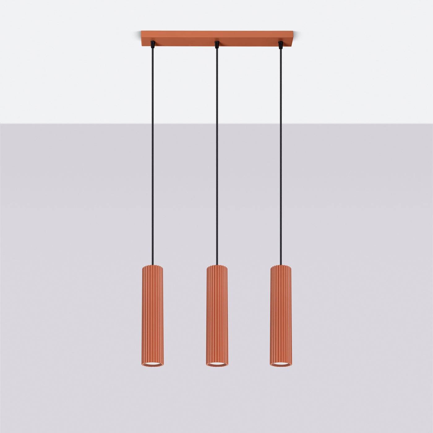 Ripplamp Karbon 3L Punane Ooker GU10 - BrighteNova