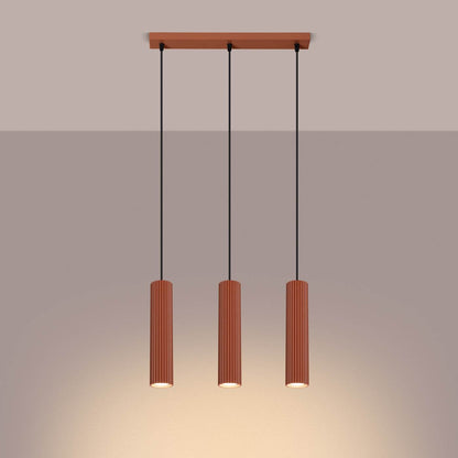 Ripplamp Karbon 3L Punane Ooker GU10 - BrighteNova
