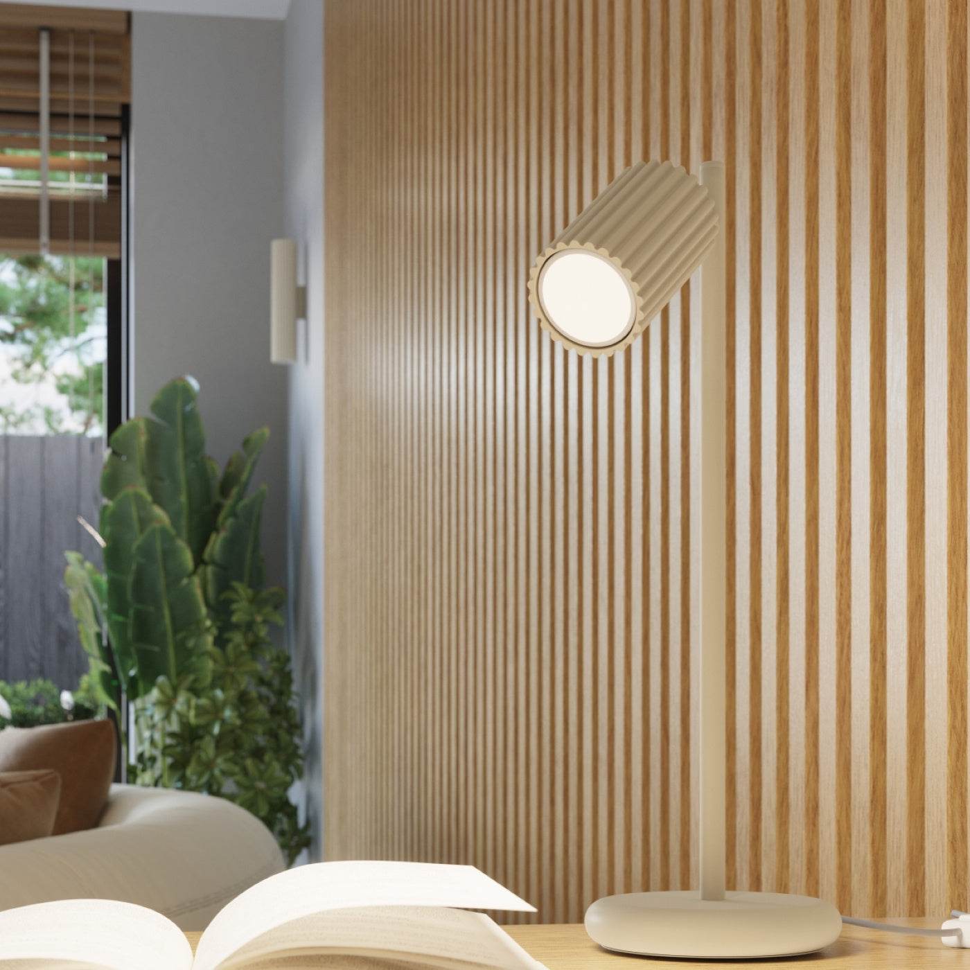 Ripplamp Karbon 3P Beež GU10 - BrighteNova