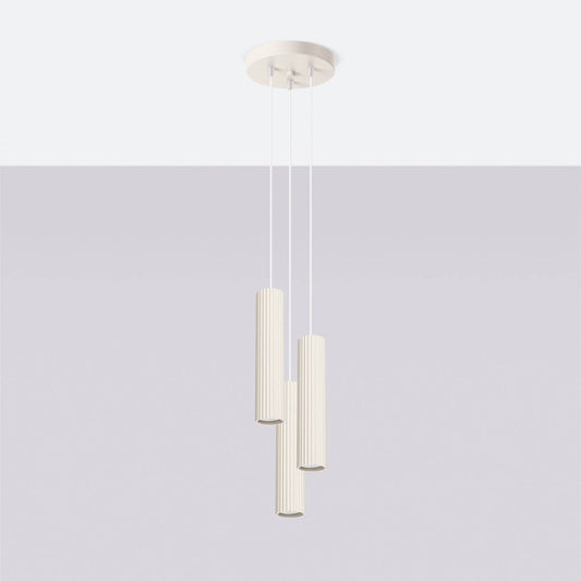 Ripplamp Karbon 3P Valge GU10 - BrighteNova