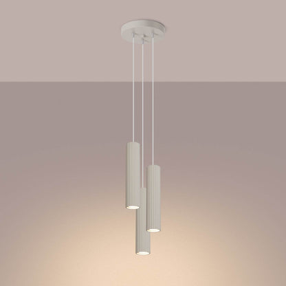 Ripplamp Karbon 3P Beež GU10 - BrighteNova