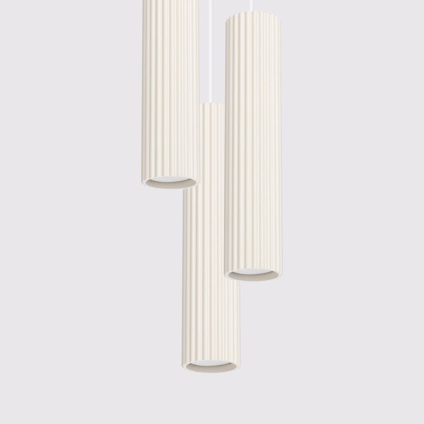 Ripplamp Karbon 3P Valge GU10 - BrighteNova