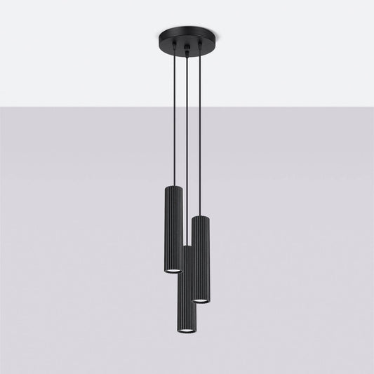 Ripplamp Karbon 3P Must GU10 - BrighteNova