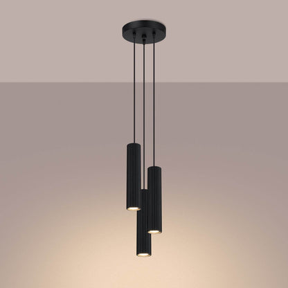 Ripplamp Karbon 3P Must GU10 - BrighteNova