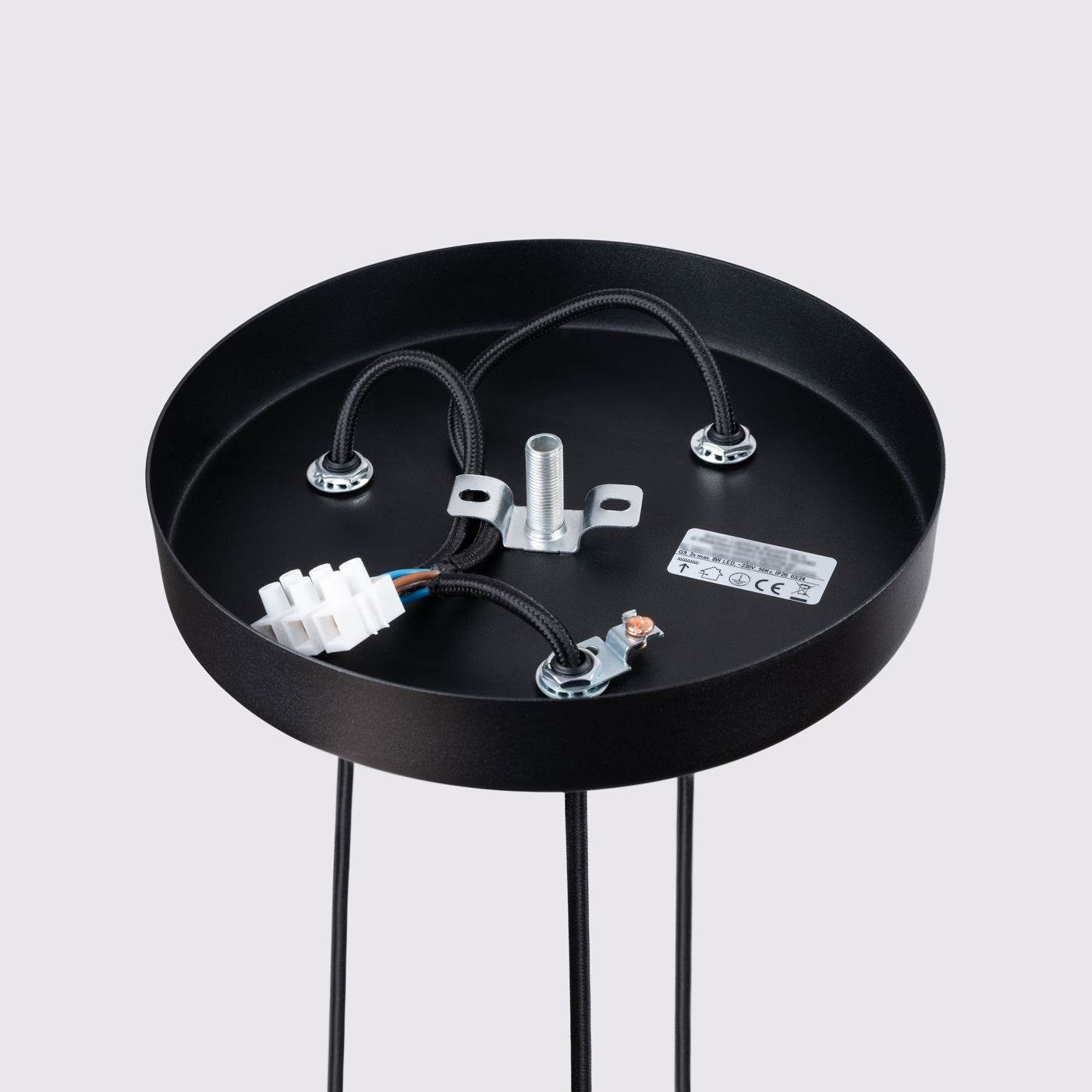 Ripplamp Karbon 3P Must GU10 - BrighteNova