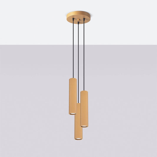 Ripplamp Karbon 3P Kuldne GU10 - BrighteNova