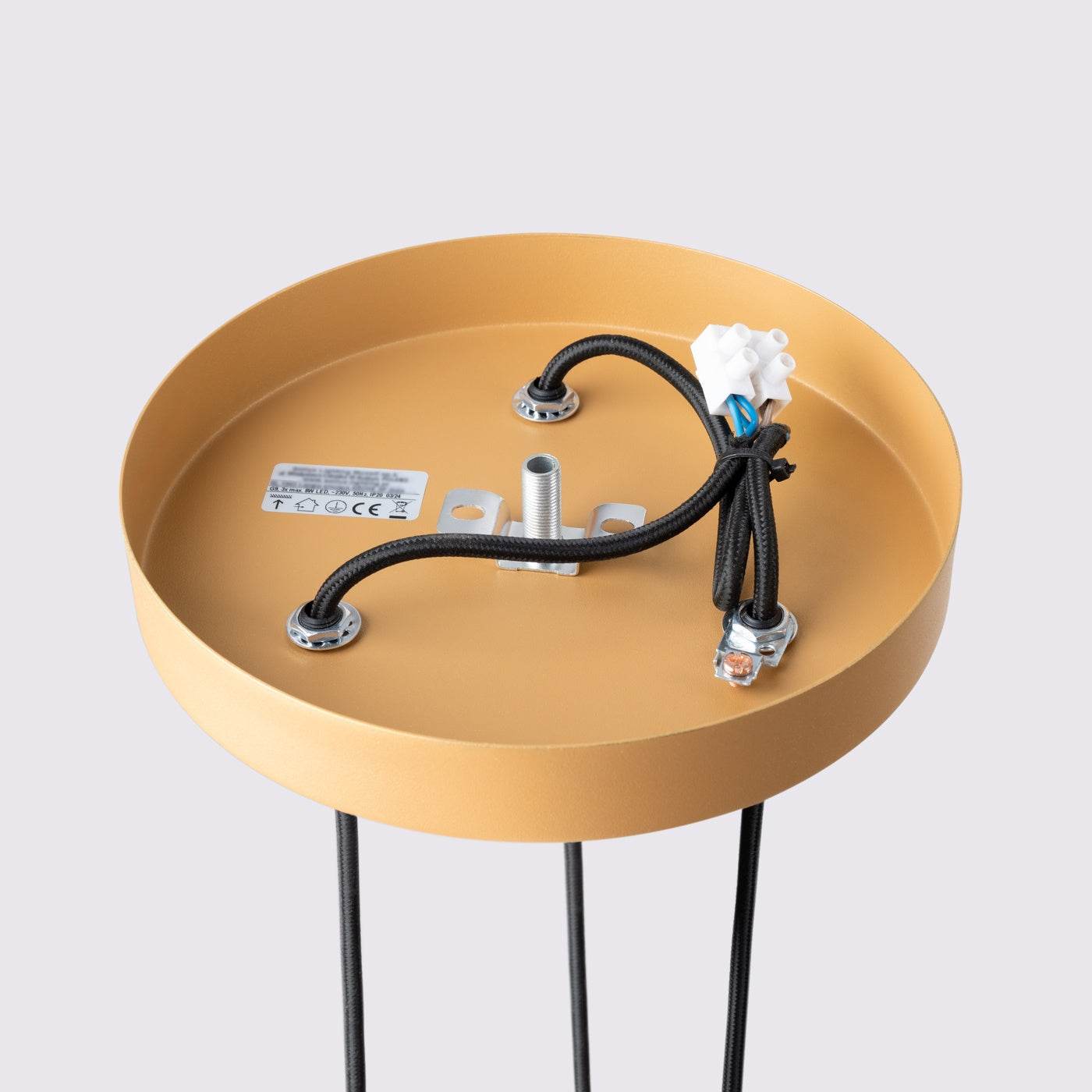 Ripplamp Karbon 3P Kuldne GU10 - BrighteNova