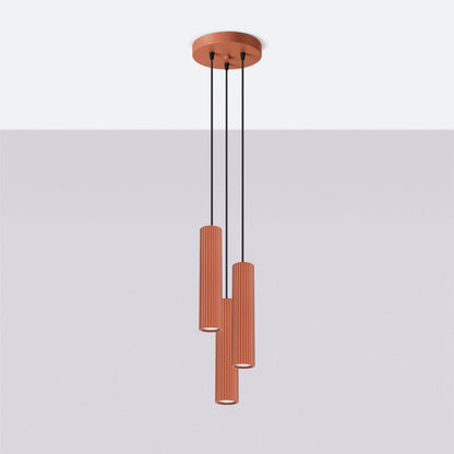 Ripplamp Karbon 3P Punane Ooker GU10 - BrighteNova