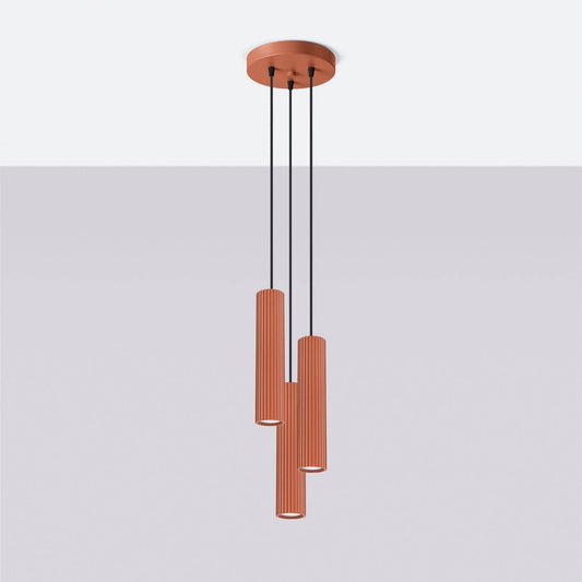 Ripplamp Karbon 3P Punane Ooker GU10 - BrighteNova