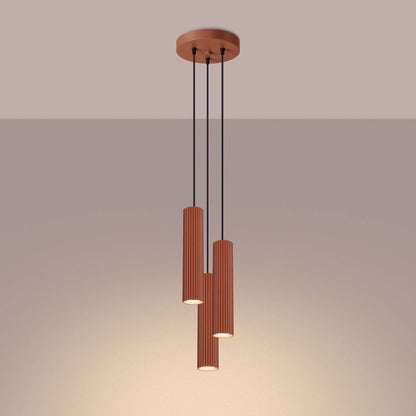Ripplamp Karbon 3P Punane Ooker GU10 - BrighteNova