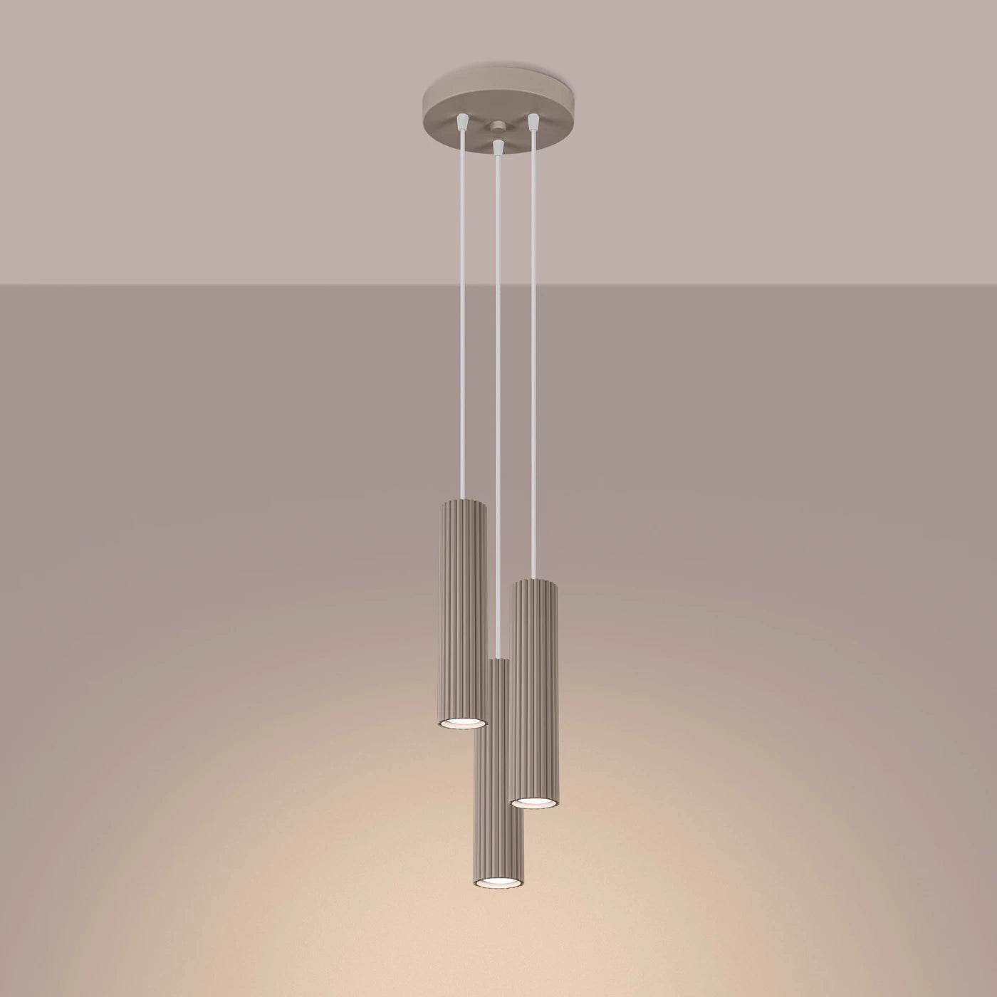 Ripplamp Karbon 3P Taupe GU10 - BrighteNova
