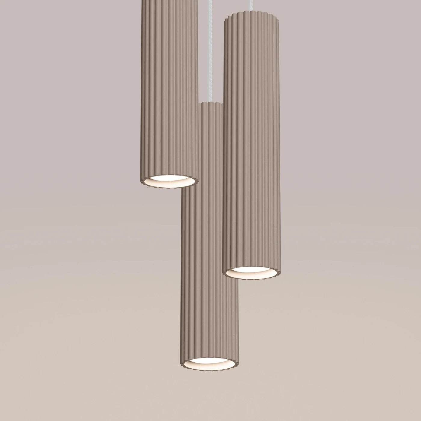 Ripplamp Karbon 3P Taupe GU10 - BrighteNova