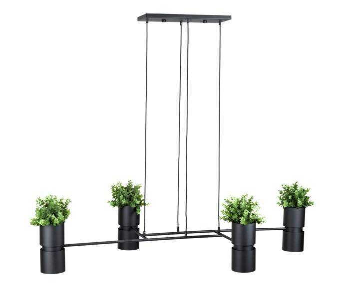 Ripplamp Kukkia Must GU10 - BrighteNova