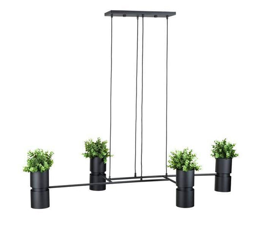 Ripplamp Kukkia Must GU10 - BrighteNova