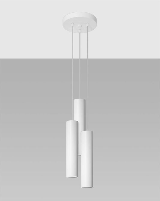 Ripplamp Lagos 3P Valge GU10 - BrighteNova