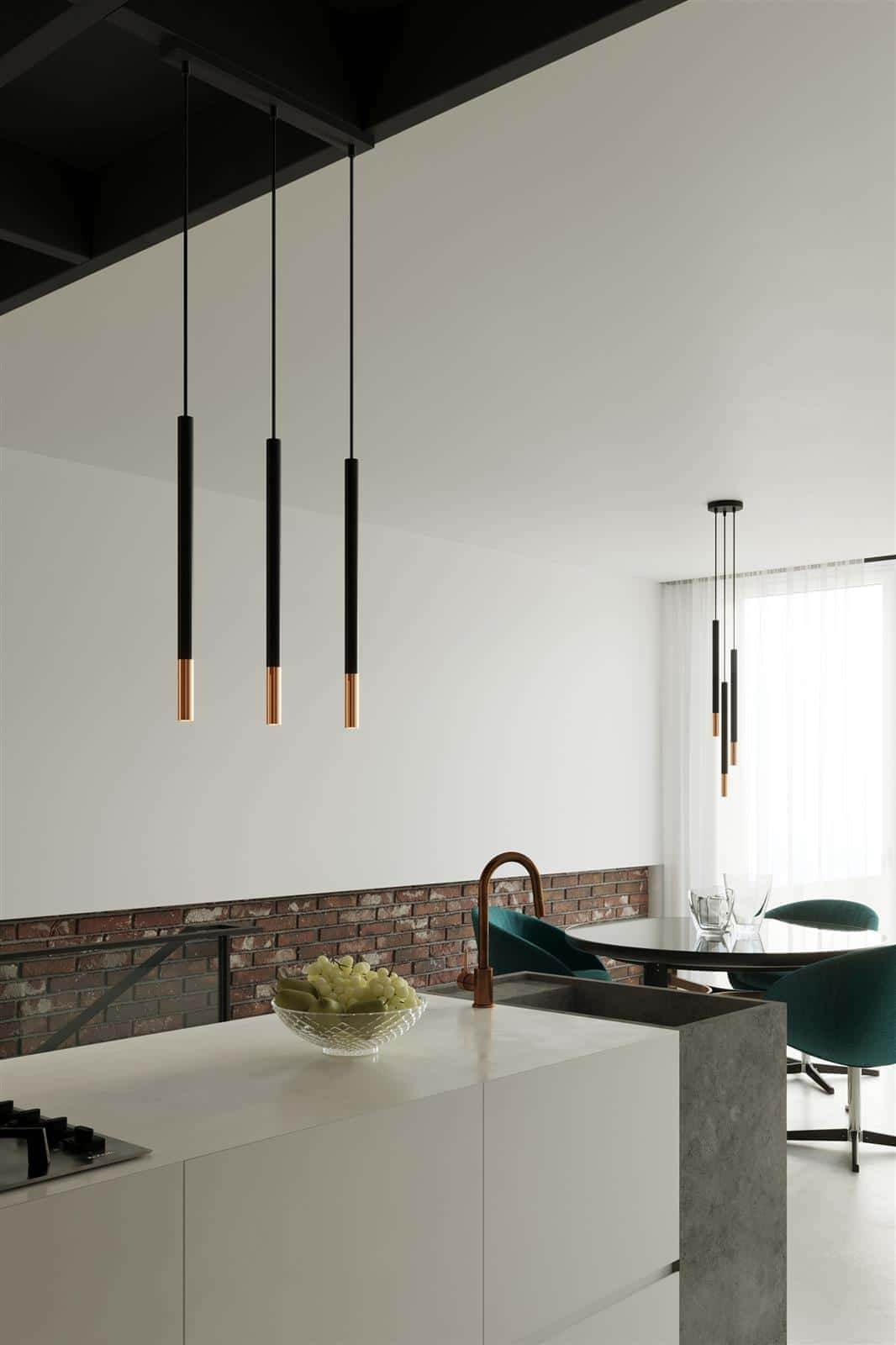Ripplamp Mozaica 1 Must/Vask G9 - BrighteNova