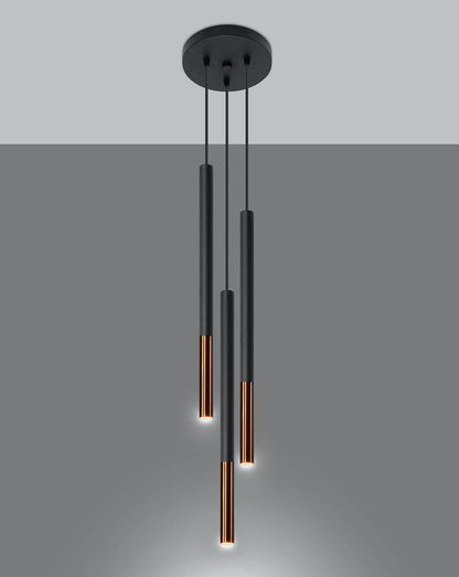 Ripplamp Mozaica 3P Must/Vask G9 - BrighteNova
