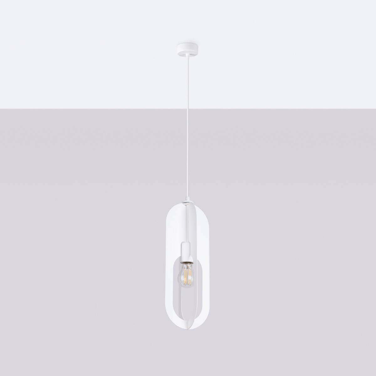 Ripplamp Nicus 1 Valge E27 - BrighteNova